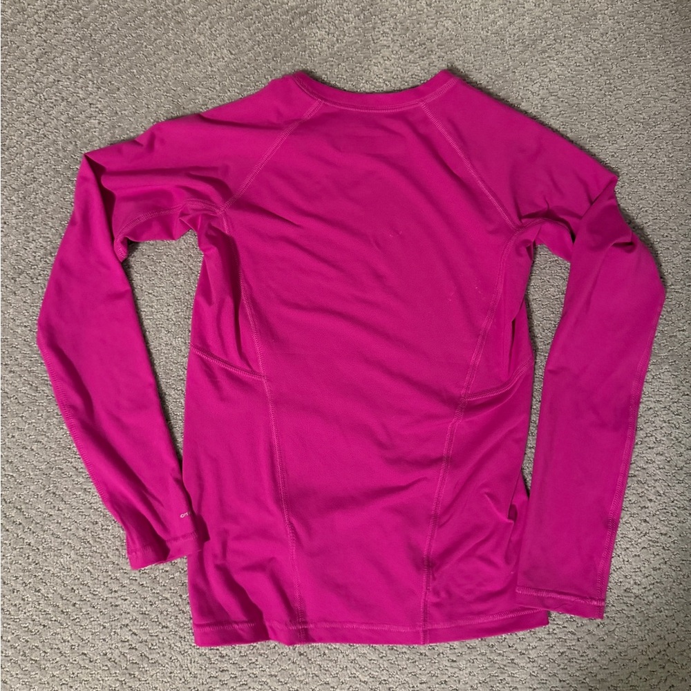 Girls Columbia Fuchsia Long Sleeve Top - Picture 3 of 4